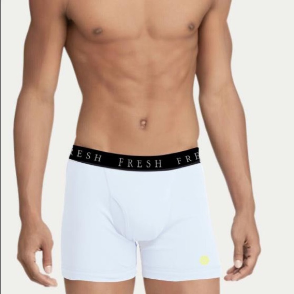 White Boxer Briefs Fresh Helps Those in Need